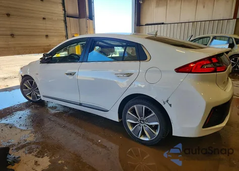 2018 Hyundai Ioniq Hybrid Limited z USA, uszkodzony, nr VIN KMHC85LC3JU090811